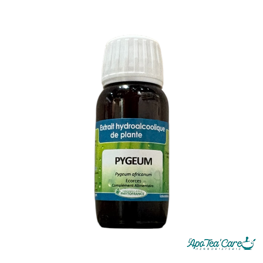 Extrait hydro-alcoolique Pygeum africanum & Prunus 50ml Phytofrance – bien-être urinaire masculin – L'ApoTea'Care
