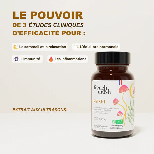 Gélules Reishi - Relaxation et Sommeil Réparateur