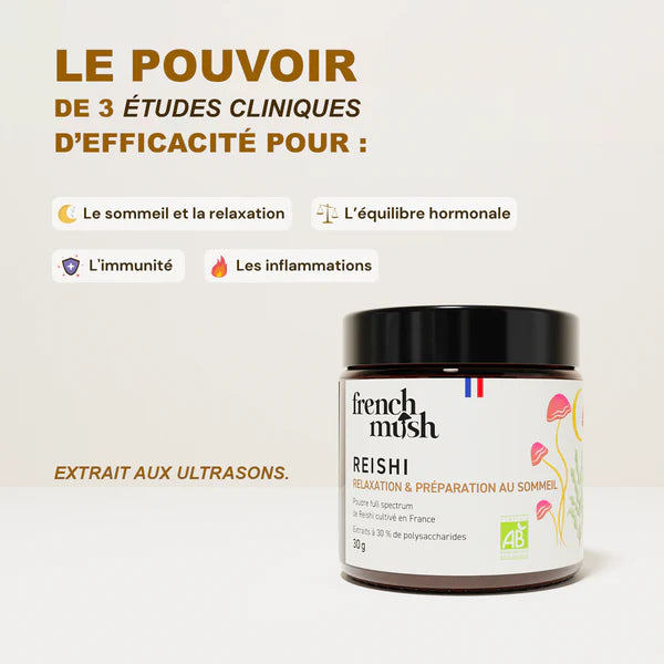 Poudre de Reishi 30g - Sommeil et Relaxation