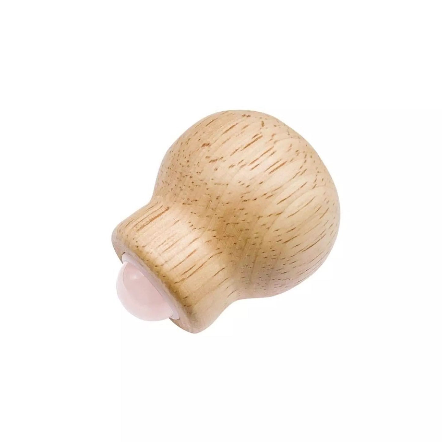 Roll-on de Massage en Quartz Rose et Bois