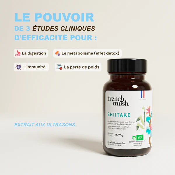 Gélules Le Shiitaké - Immunité et Cholestérol