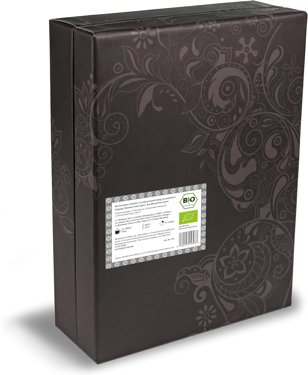 Coffret Tisanes Bio Pyramides « TISANE BIO » -