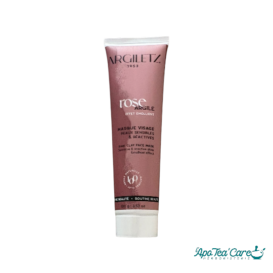 Tube d'argile rose pour vos masques visages spécial peaux sensibles - L'ApoTea'Care herboristerie