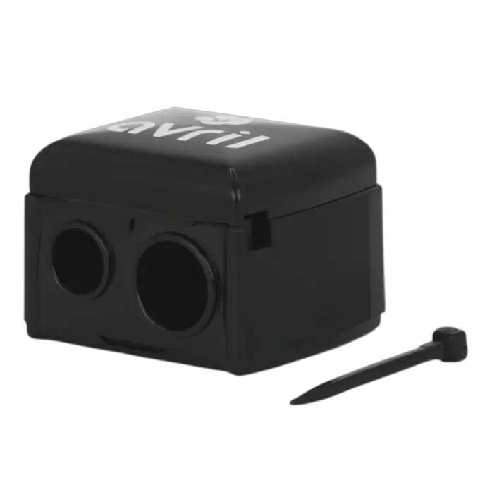 Taille-crayon double avec récuperateur et lamelle nettoyante Avril Cosmétiques Bio