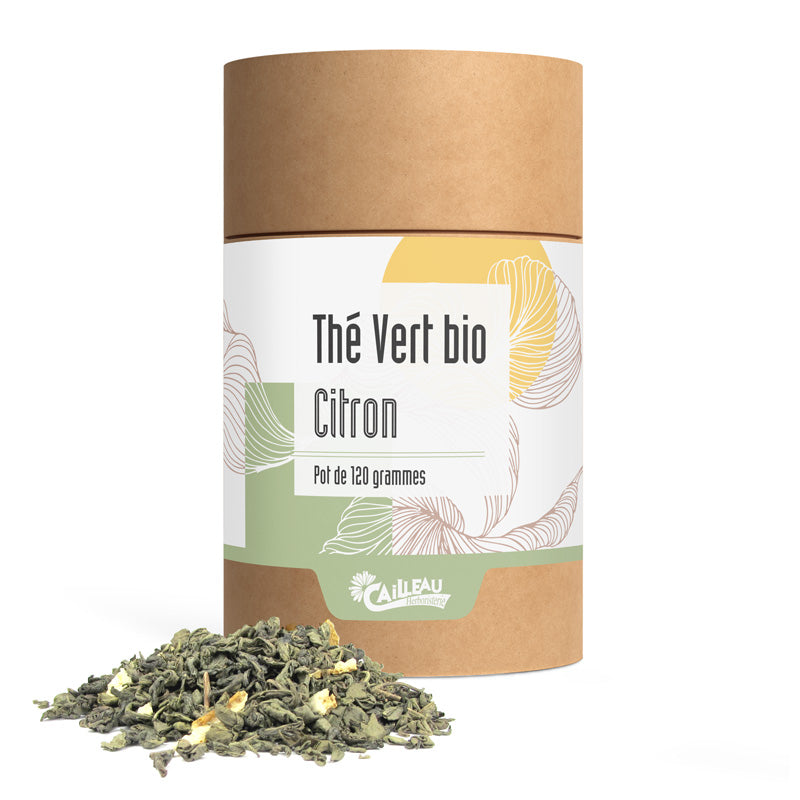 Thé Vert Citron Bio en tube 120g
