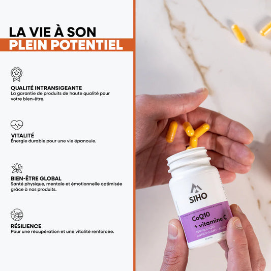Coenzyme Q10 - CoQ10 - Hautement Dosée
