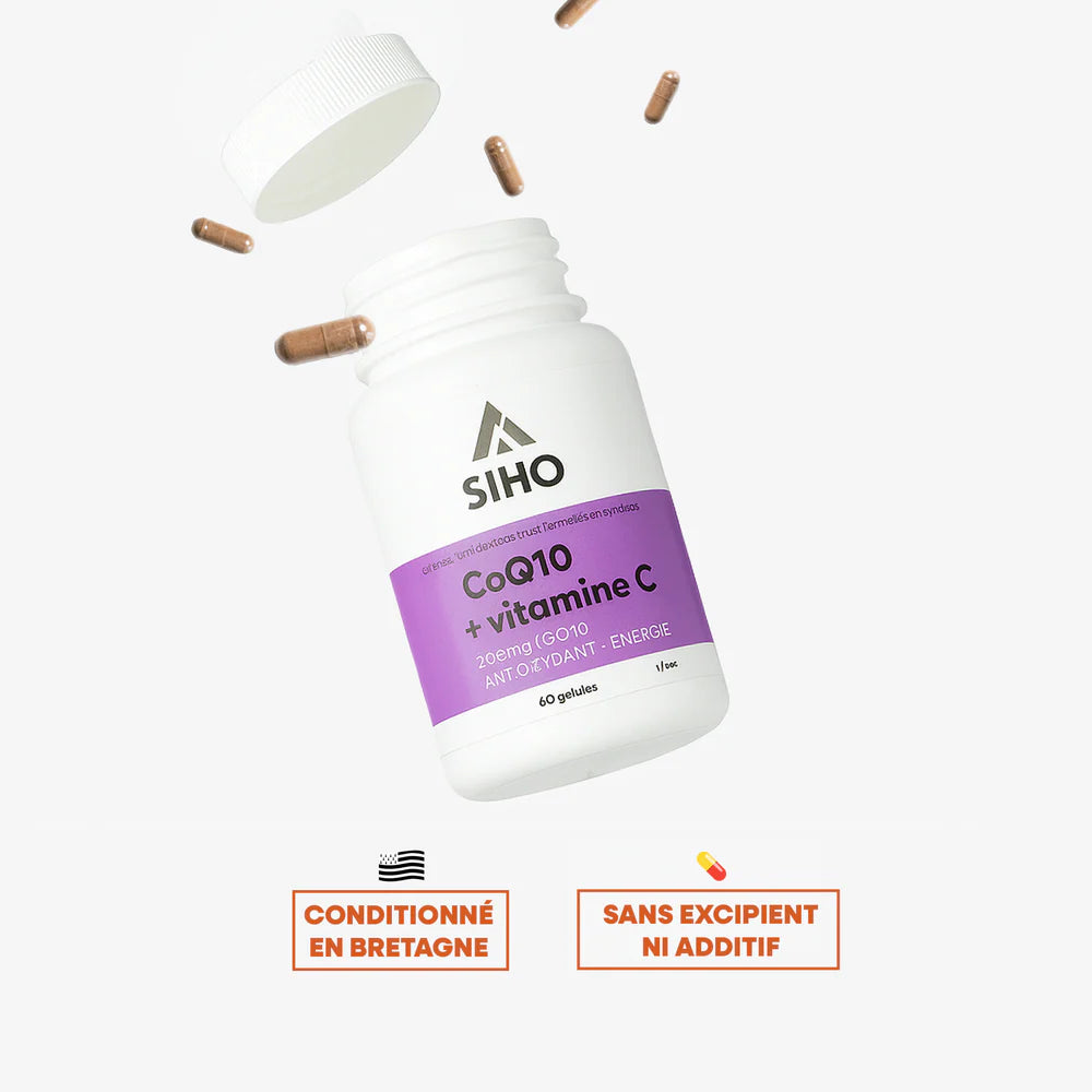 Coenzyme Q10 - CoQ10 Hautement Dosée 60 Gélules - Énergie Cellulaire & Antioxydant