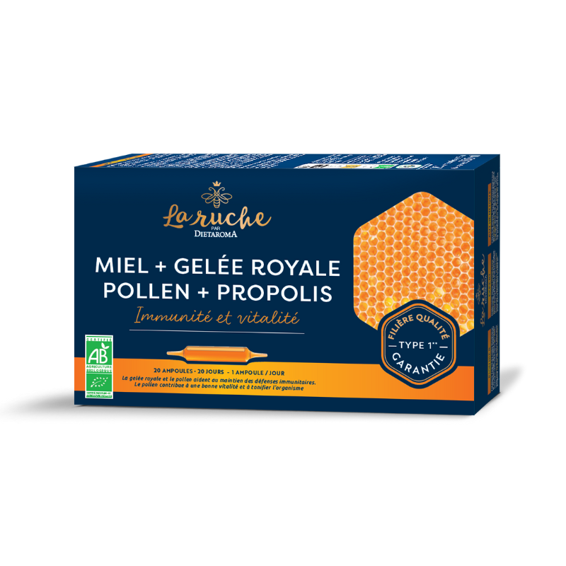Merveilles de la Ruche Miel Gelée Royale Pollen & Propolis