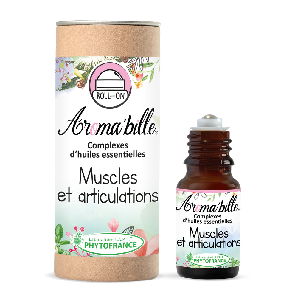 Huile Essentielle Muscles Sensibles Douleurs Stop Aromabille 10ml