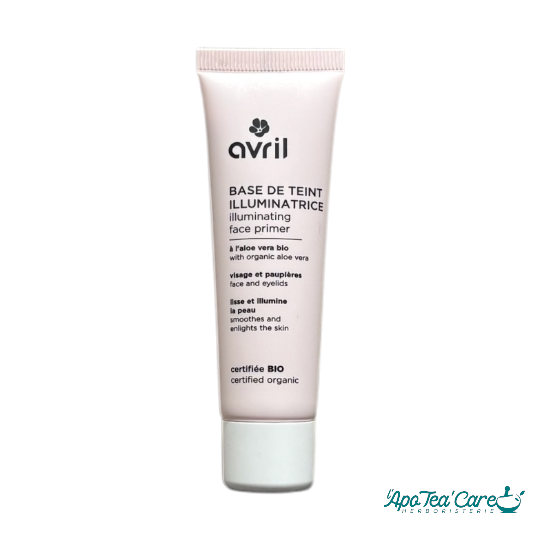 Base de teint illuminatrice par Avril Cosmétiques - disponible chez L'ApoTea'Care herboristerie pour sublimer votre teint