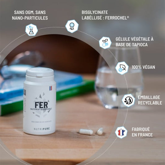 Bisglycinate de Fer 120 Gélules