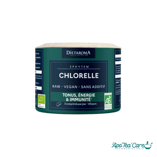 Dietaroma Chlorelle Bio 180 Comprimés Superaliment Détox et Vitalité