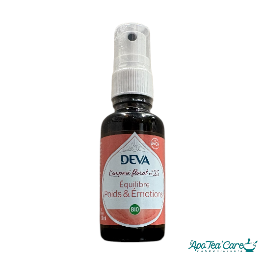 Composé Floral Poids & Émotion 30ml – Acceptation de Soi | Deva- L'ApoTea'Care Herboristerie