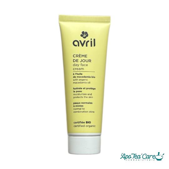 Crème de jour bio Avril Cosmétiques pour peaux normales et mixtes – hydratante et équilibrante L'ApoTea'Care