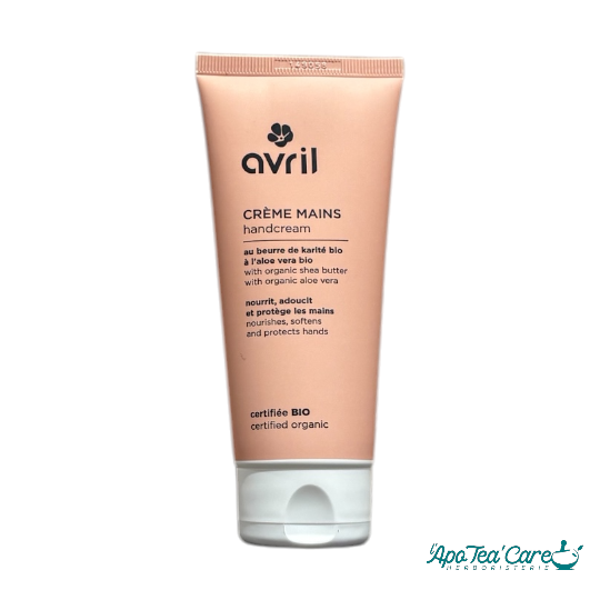 Crème Mains Bio – Avril Cosmétiques - L'ApoTea'Care - au beurre de karité et aloe vera pour un soin des mains
