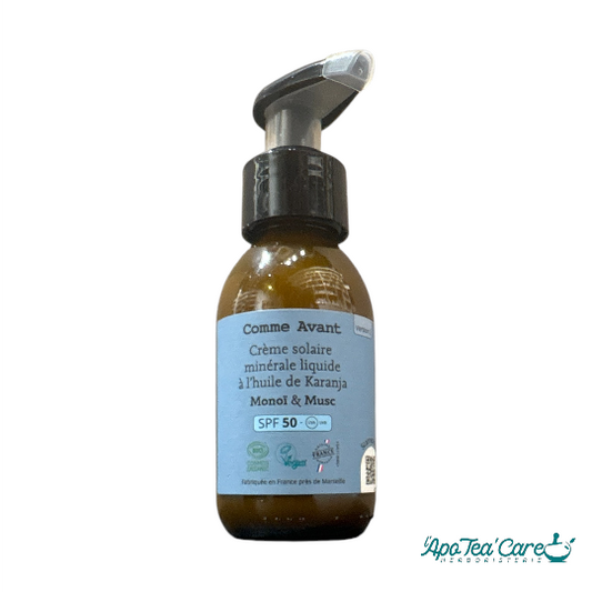 Crème Solaire liquide minérale SPF50