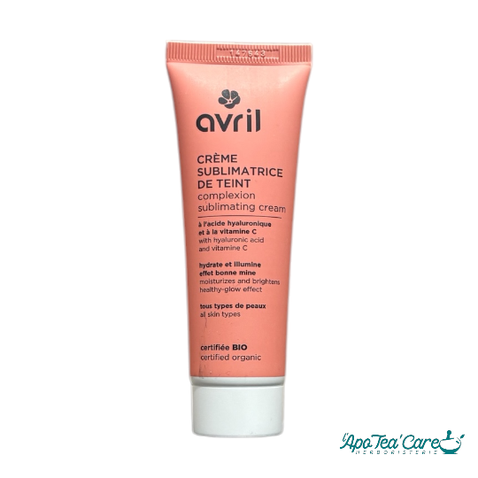 Crème sublimatrice de teint bio 50ml Avril Cosmétiques – couvrance naturelle et teint lumineux