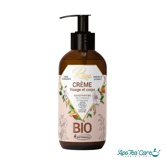 Crème Visage et Corps pour toute la famille Certifiée Bio 250ml