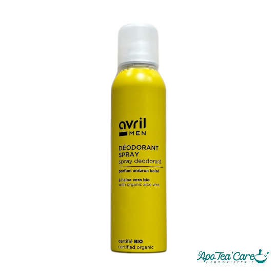 Déodorant Spray Homme Bio Avril Cosmétiques - L'ApoTea'Care