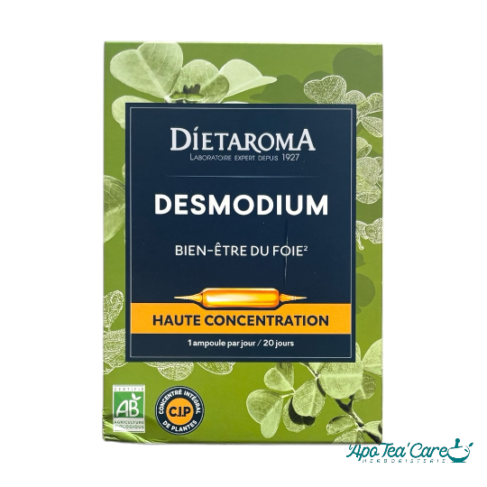 Concentré Intégral de Plantes Desmodium 20 ampoules Protection et Détox du Foie