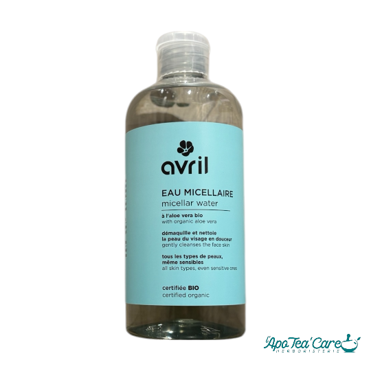 Eau micellaire certifiée bio Avril Cosmétiques – démaquillant doux tous types de peau