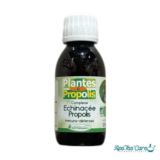 Plantes et Propolis Bio Echinacée EFGM 125ml - Immunité Gorge PhytoFrance