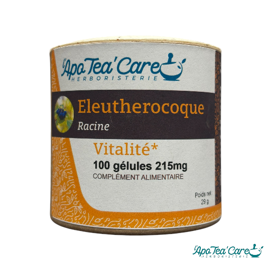 Éleuthérocoque 100 gélules Adaptogène Anti-Stress et Vitalité