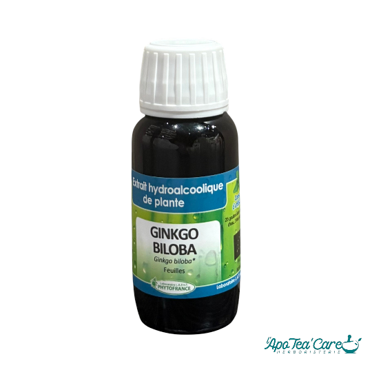 Extrait Hydro Alcoolique Ginkgo Biloba BIO 60ml Phytofrance