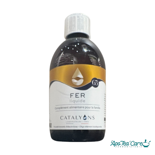 Flacon Fer Oligothérapie 500ml – Catalyons Unitaires, complément alimentaire | L'ApoTea'Care"