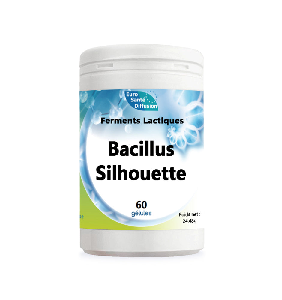 Bacillus Silhouette – Ferments lactiques 60 Gelules