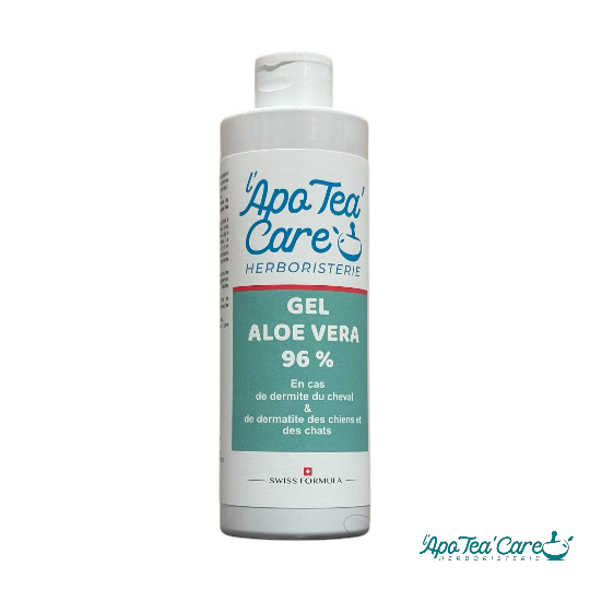 Gel Aloe Vera Dermatites Animaux 250ml L'ApoTea'Care Herboristerie