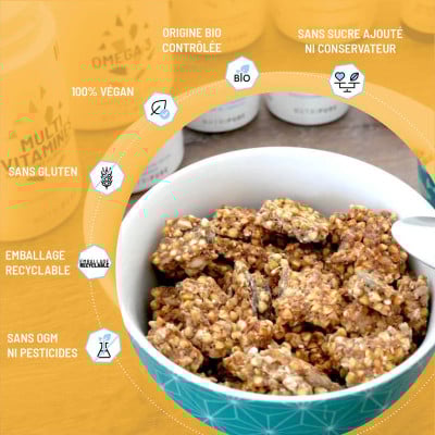 Pure Granola Bio - Format : 350G