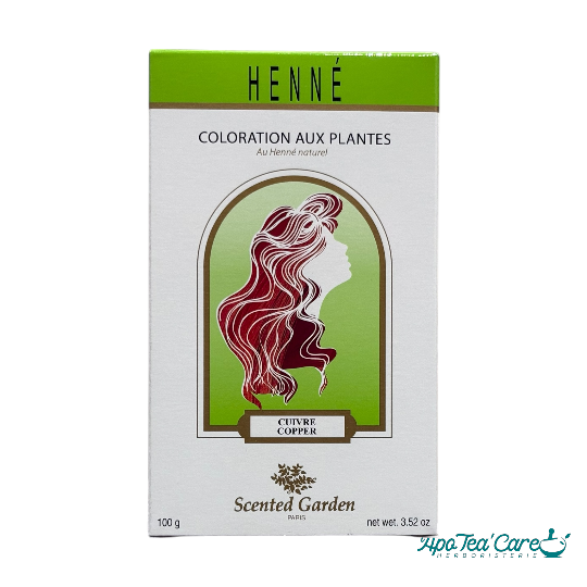 Coloration naturelle à l'henné - cuivre - L'apoTea'Care herboristerie