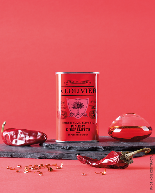 Huile d'olive Aromatique au Piment d'Espelette