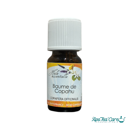 Huile Essentielle Copahu Bio 10ml – Respiratoire & Peau Phytofrance L'ApoTea'Care