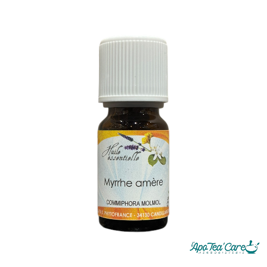 Huile Essentielle Myrrhe Amère 10ml PhytoFrance Cicatrisante puissante - L'ApoTea'Care