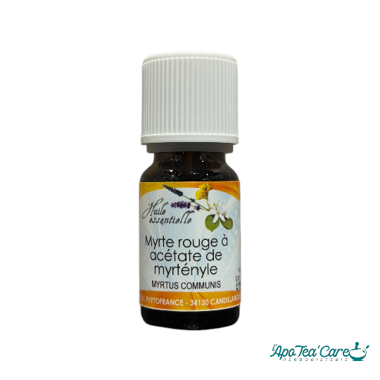 Huile Essentielle Myrte Commun Rouge 5ml – Respiratoire Phytofrance- L'ApoTea'Care