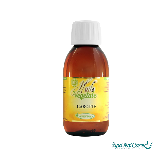 Huile Végétale de Carotte Bio 125ml Phytofrance