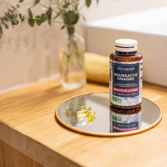 Huile de Bourrache Onagre 180 Gélules Dietaroma
