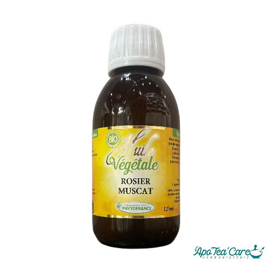 Huile Végétale Rosier Muscat 125ml PhytoFrance