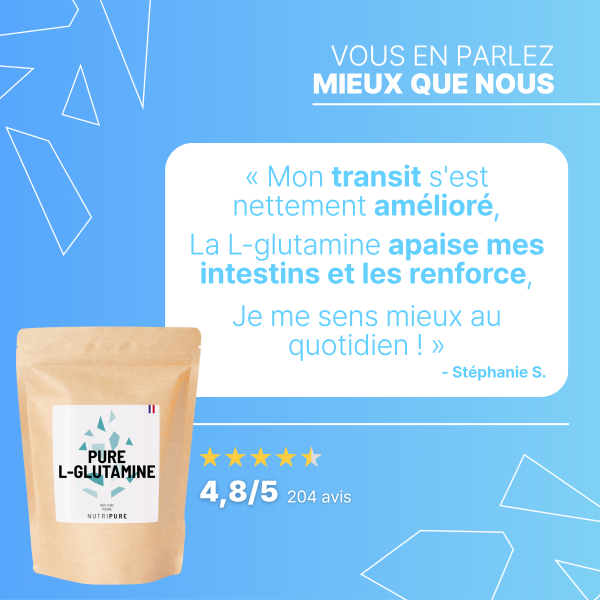 L-Glutamine 180 Gélules Nutripure - Récupération Musculaire & Immunité