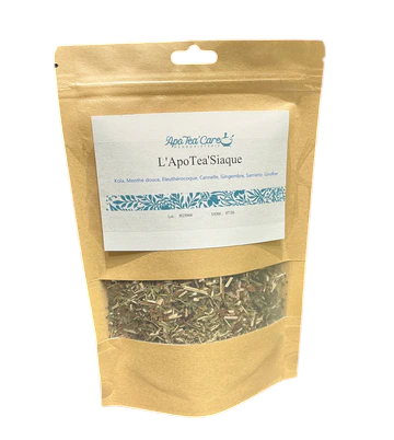 L'ApoTea'Siaque - Infusion Aphrodisiaque Vitalité & Libido Bio 80g