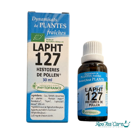 LAPHT 127 Histoires de Pollen 30ml – Dynamisat de Plantes Fraîches Bio pour les Voies Respiratoires
