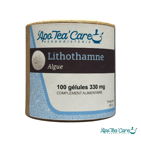 Lithothamne 100 gélules Reminéralisation et Équilibre Acido-Basique