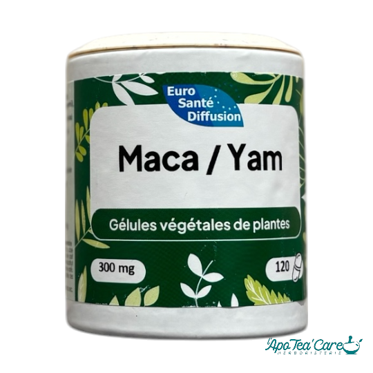 MACA YAM 120 Gélules Vitalité et Équilibre Hormonal Naturel