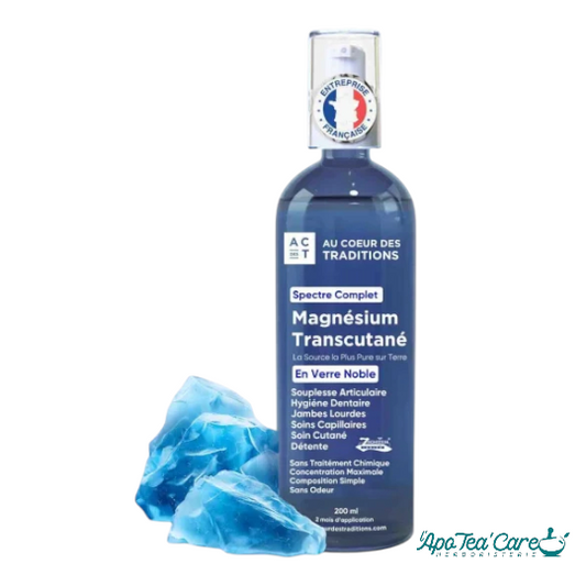 Magnésium Transcutané 100ml Absorption Optimale par la Peau