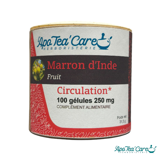 Marron d'Inde 100 gélules Circulation Veineuse et Jambes Légères