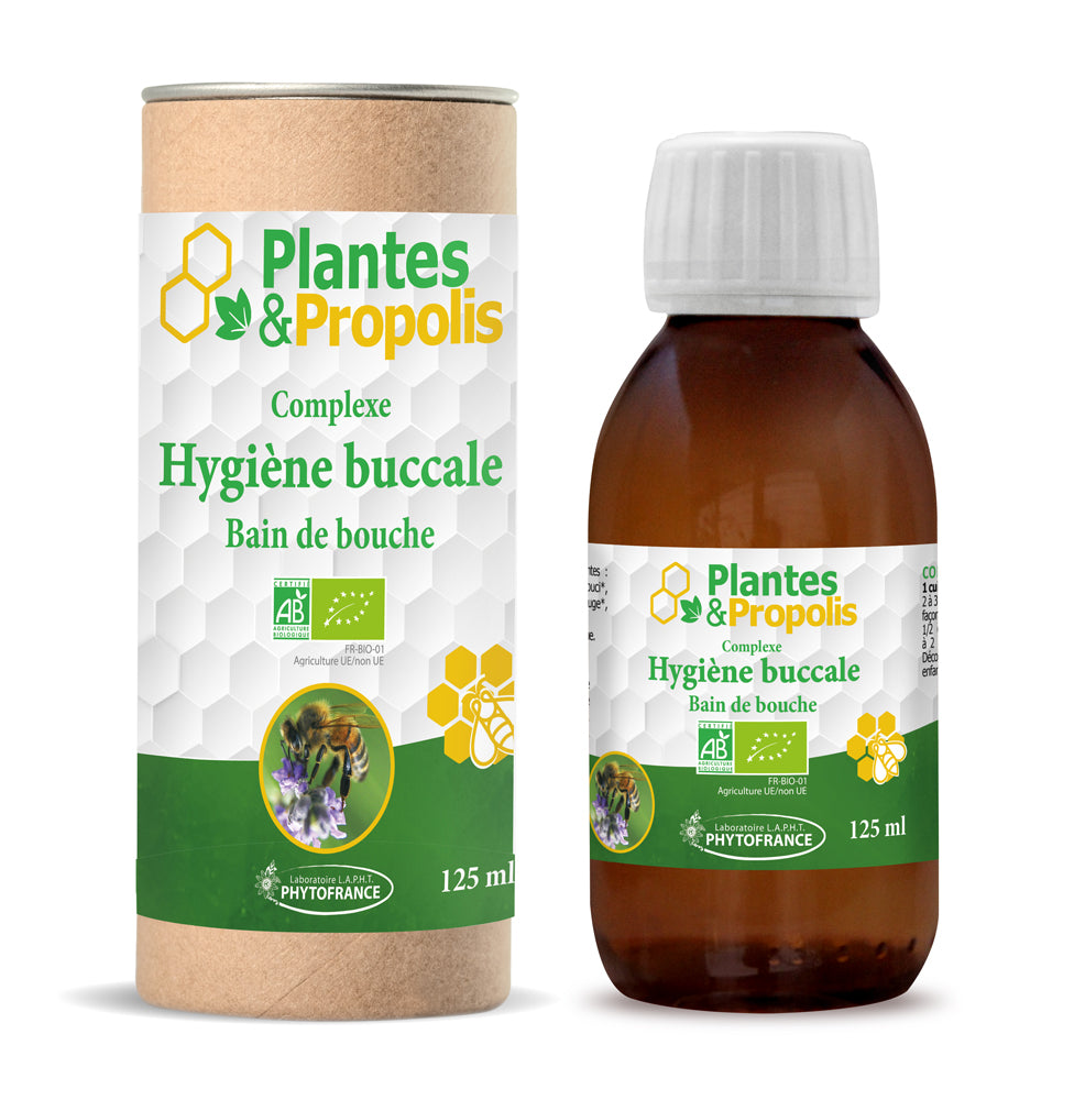 Hygiène Buccale Bain de Bouche Propolis Bio 125ml