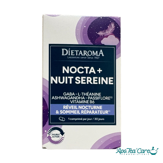 Nocta Nuit Sereine 30 Gélules - Sommeil Réparateur Dietaroma