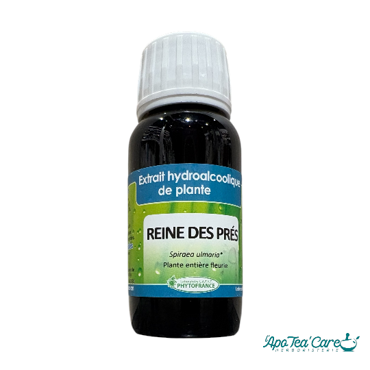 Extrait hydroalcoolique Reine des Prés bio 60ml PhytoFrance – drainage confort articulaire L'ApoTea'Care